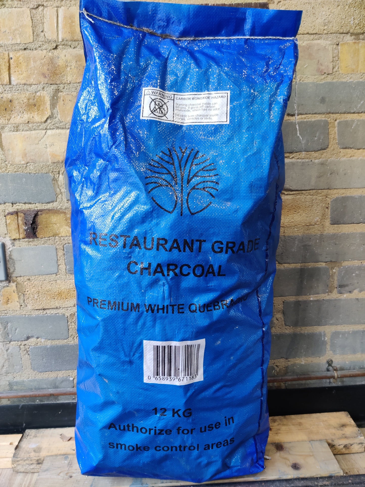 Charcoal Blue Bag 12kg Premium White Quebracho - Ross Cycles - Caterham Bicycle Servicing and Shop