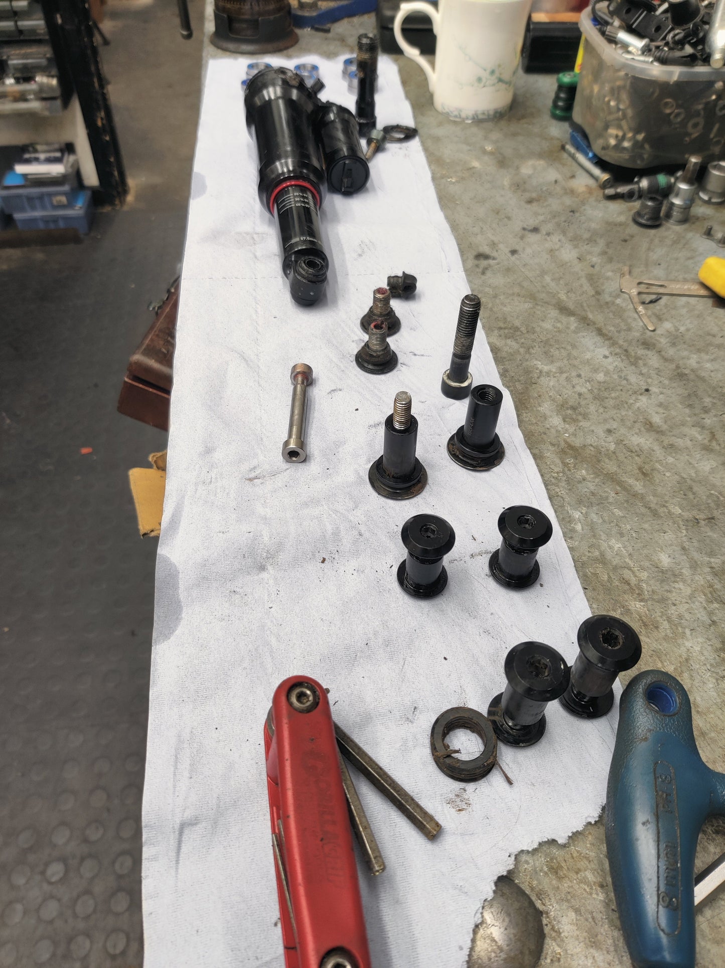Suspension Pivot Service - Ross Cycles Caterham