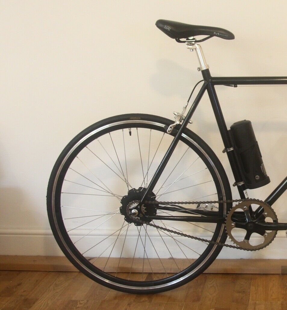 Ross Cycles completed e-bike conversion on a single speed bike