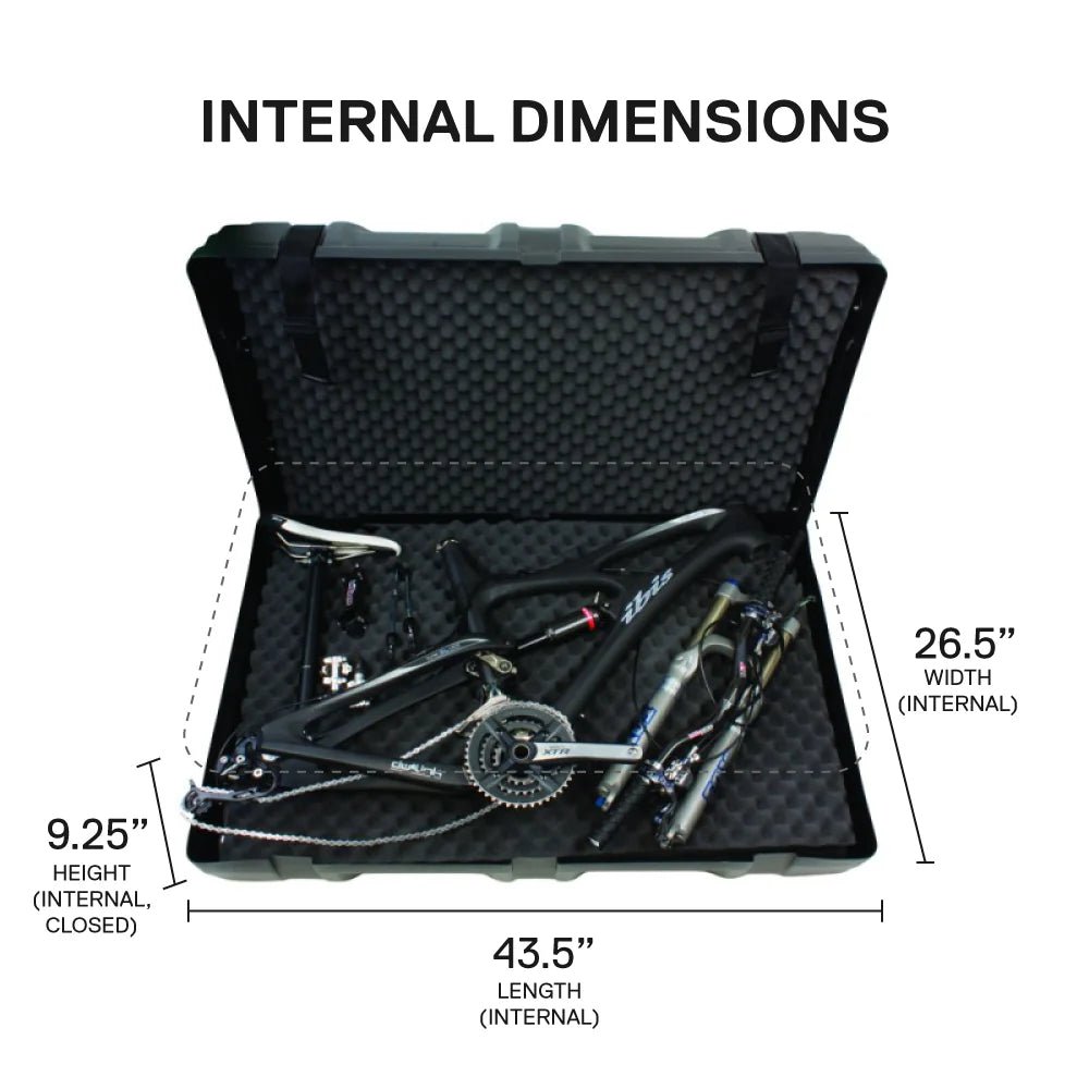 Bike Box Hire Caterham | Bicycle Travel Case Rental (SERFAS Box Case) - Ross Cycles - Caterham Bicycle Servicing and Shop