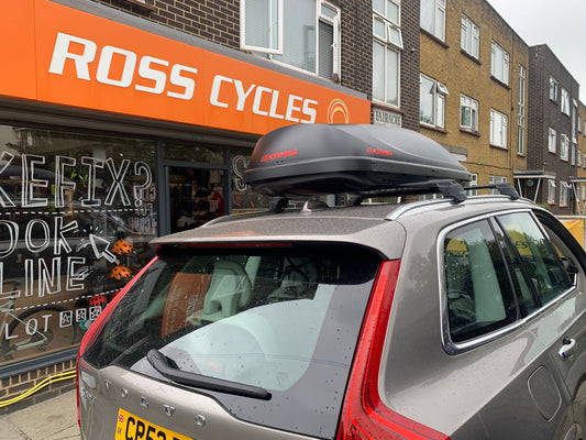 Roof Box 330L Rental - Ross Cycles - Caterham Bicycle Servicing and Shop