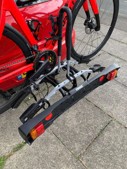 Thule 2 Bike Rack Rental - Tow Ball Mounted Bike Carrier - Ross Cycles - Caterham Bicycle Servicing and Shop