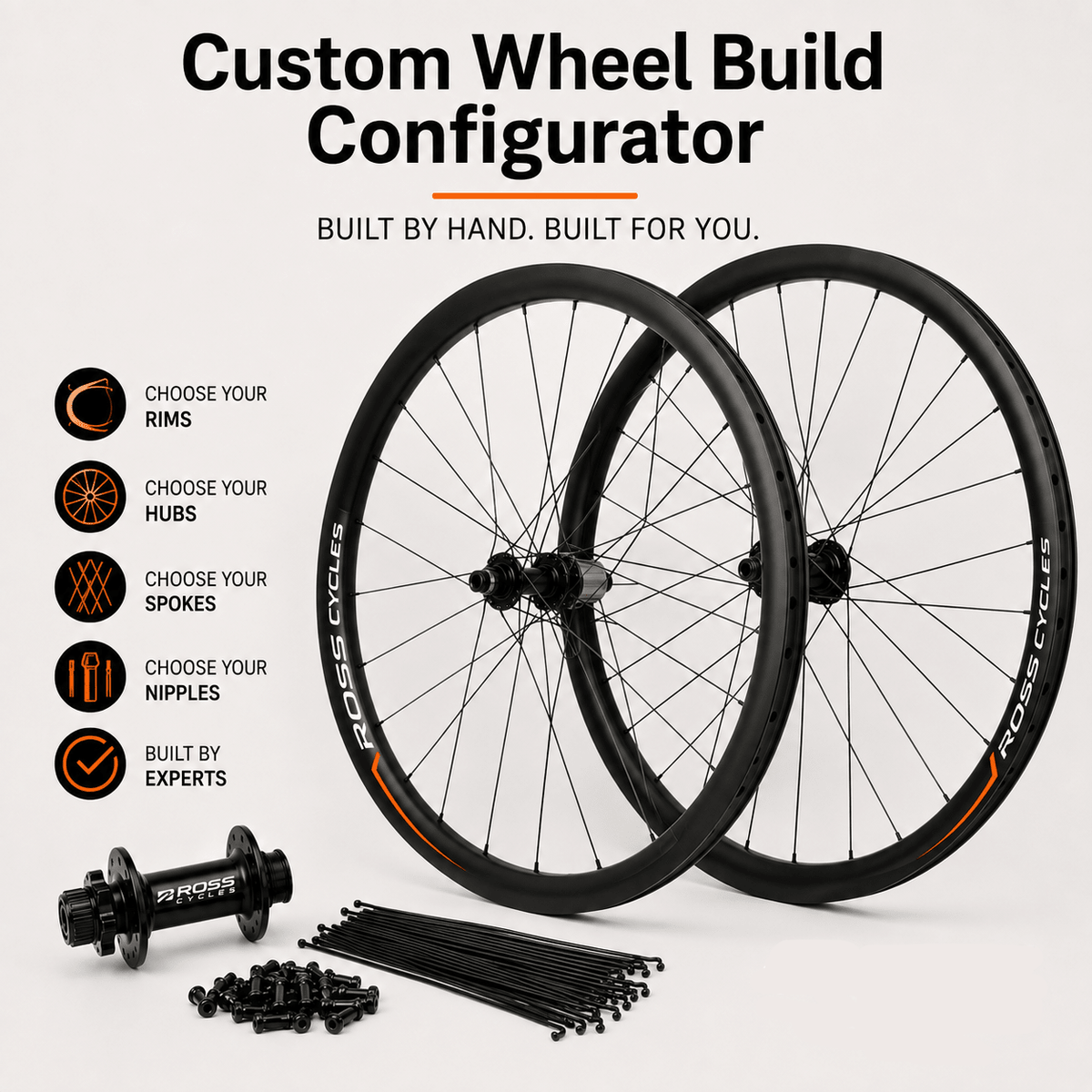 Wheel Build Configurator - Ross Cycles - Caterham Bicycle Servicing and Shop