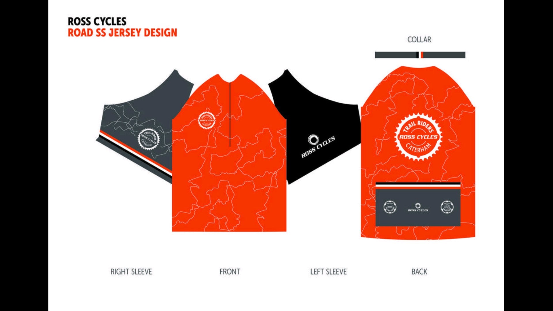 Trail Riders Road/XC Short Sleeve - With 3 Pockets rear + Full Length front zip - Ross Cycles Caterham